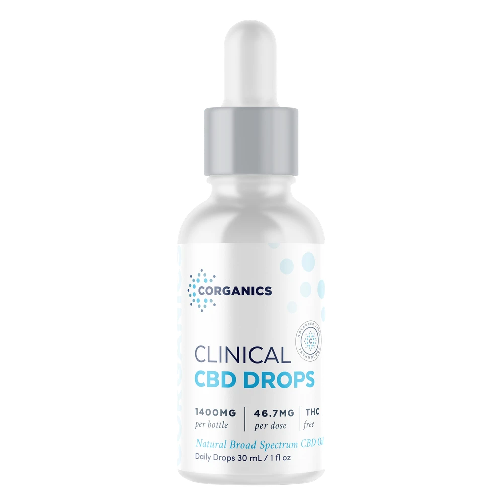 Corganics clinical CBD drops