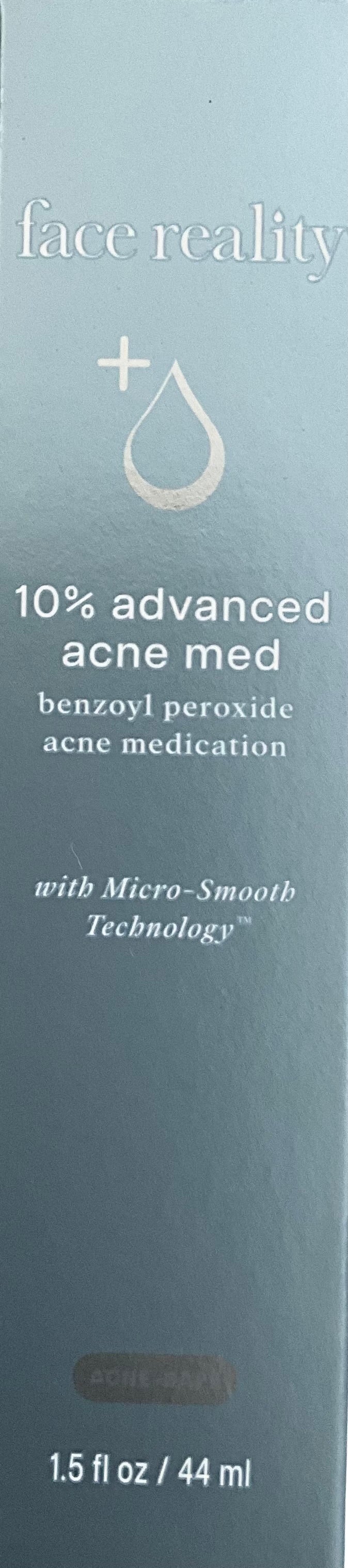 Face Reality 10% Advanced Acne Med