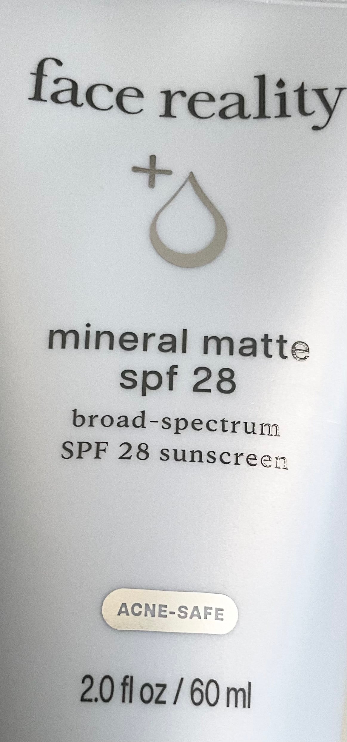 Face Reality Mineral Matte SPF 28