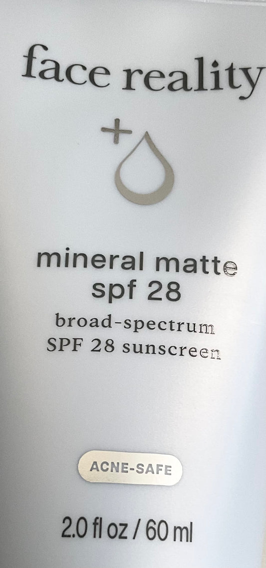 Face Reality Mineral Matte SPF 28